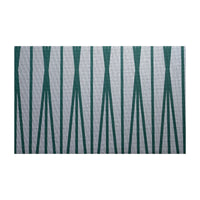 Argento Vivo Green Kitchen Runner (By the meter)