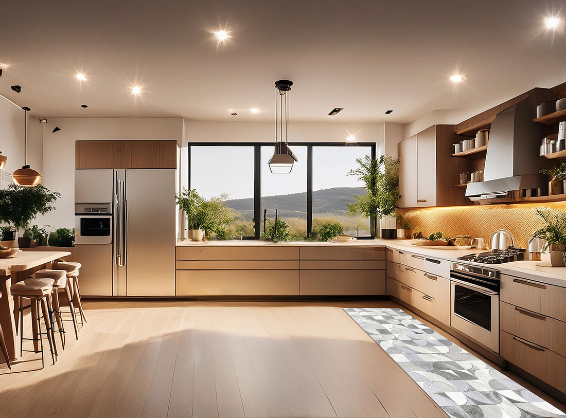 Passatoia Cucina Skin Geometrie | Tappeto Antiscivolo Moderno