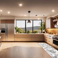 Passatoia Cucina Skin Geometrie | Tappeto Antiscivolo Moderno
