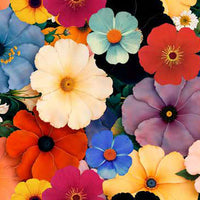 Passatoia Cucina Daily Joy con un design di fiori colorati e vivaci, perfetta per ogni ambiente.