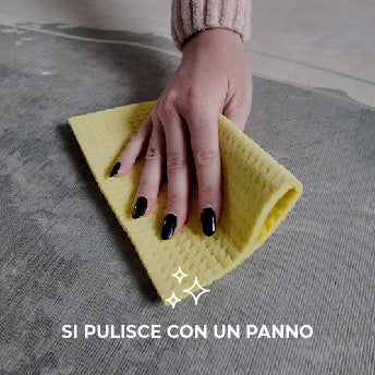 Basta una spugna. Davvero.