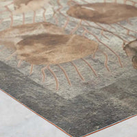 Tappeto Indoor Foglie con design moderno e dettagli precisi, realizzato in ciniglia di poliestere microfibra.