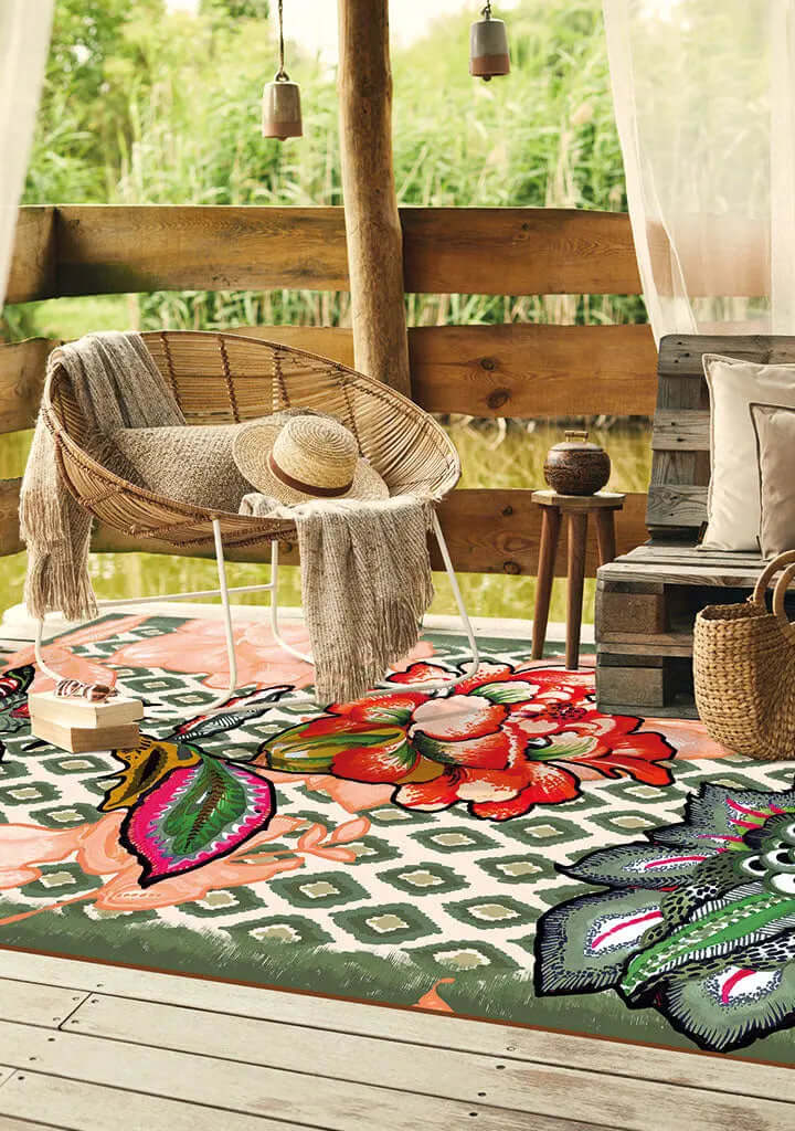 Arredamento Tappeto da esterno Esmeralda Internoinpelle