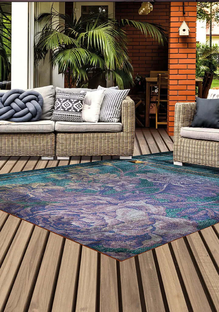 Arredamento Tappeto da esterno Jeans Internoinpelle